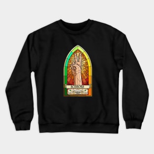 Stained Glass Scissors Crewneck Sweatshirt